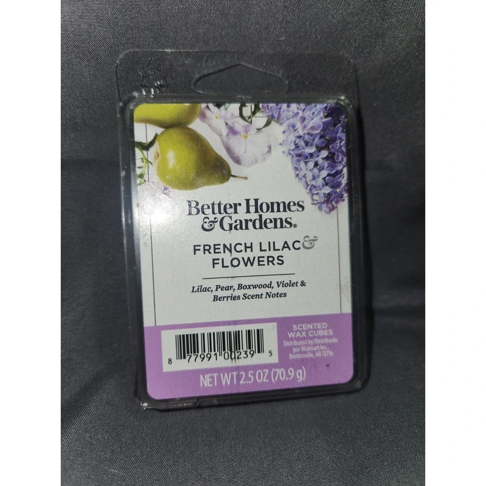 NEW~Better Homes & Gardens French Lilac and Flowers Scented Wax Cubes2.5 oz RARE